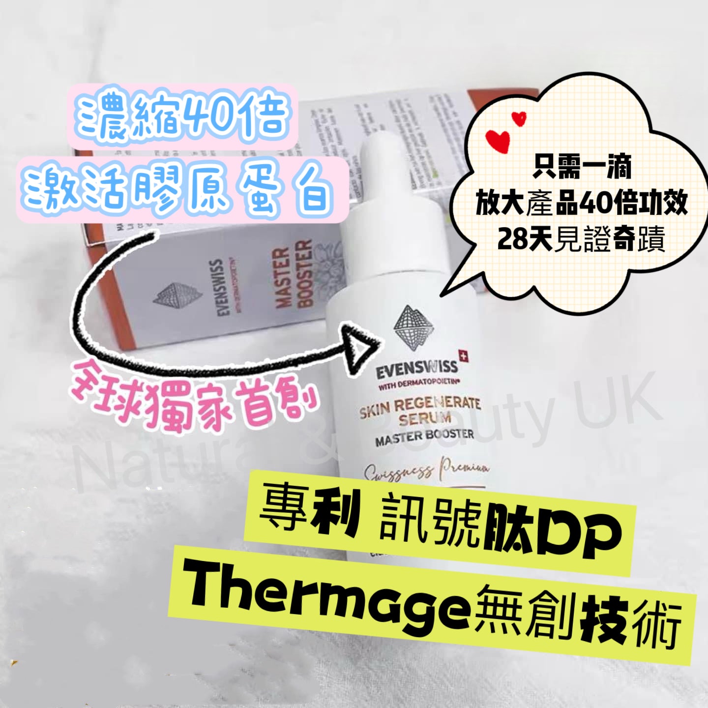 (瑞士🇨🇭)Evenswiss Master Booster Serum 奇蹟大師精華 20ml 【預訂兩星期到貨】