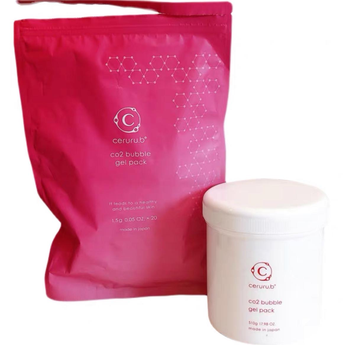 （日本🇯🇵） Ceruru.b CO2 Bubble Gel Pack淨透注氧碳酸面膜 🌬 (Salon Size, 20次用量) 【最後現貨】