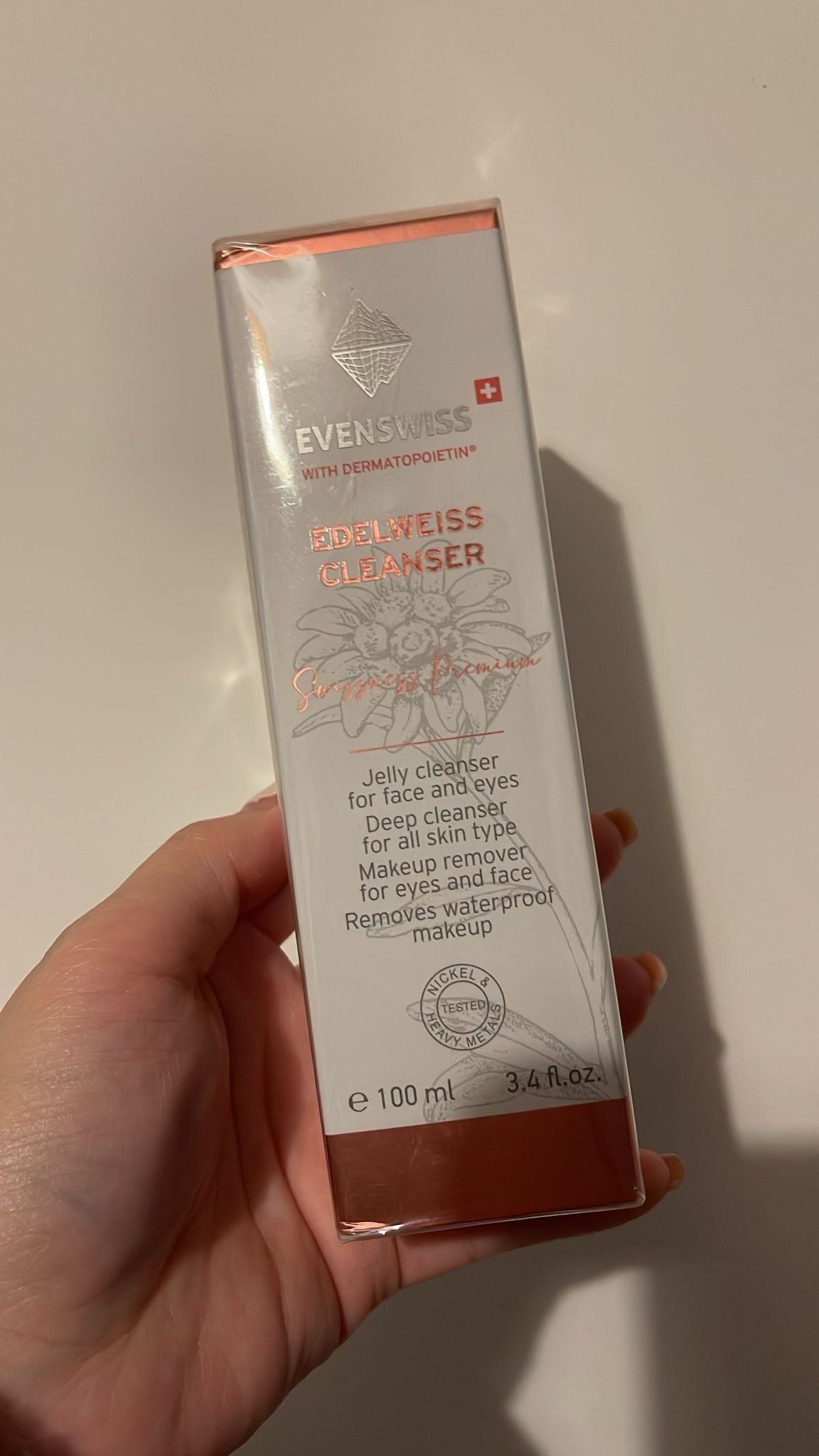 🌿 Evenswiss Edelweiss Cleanser — 瑞士製極溫和卸妝潔面啫喱 100ml - Last 1 現貨