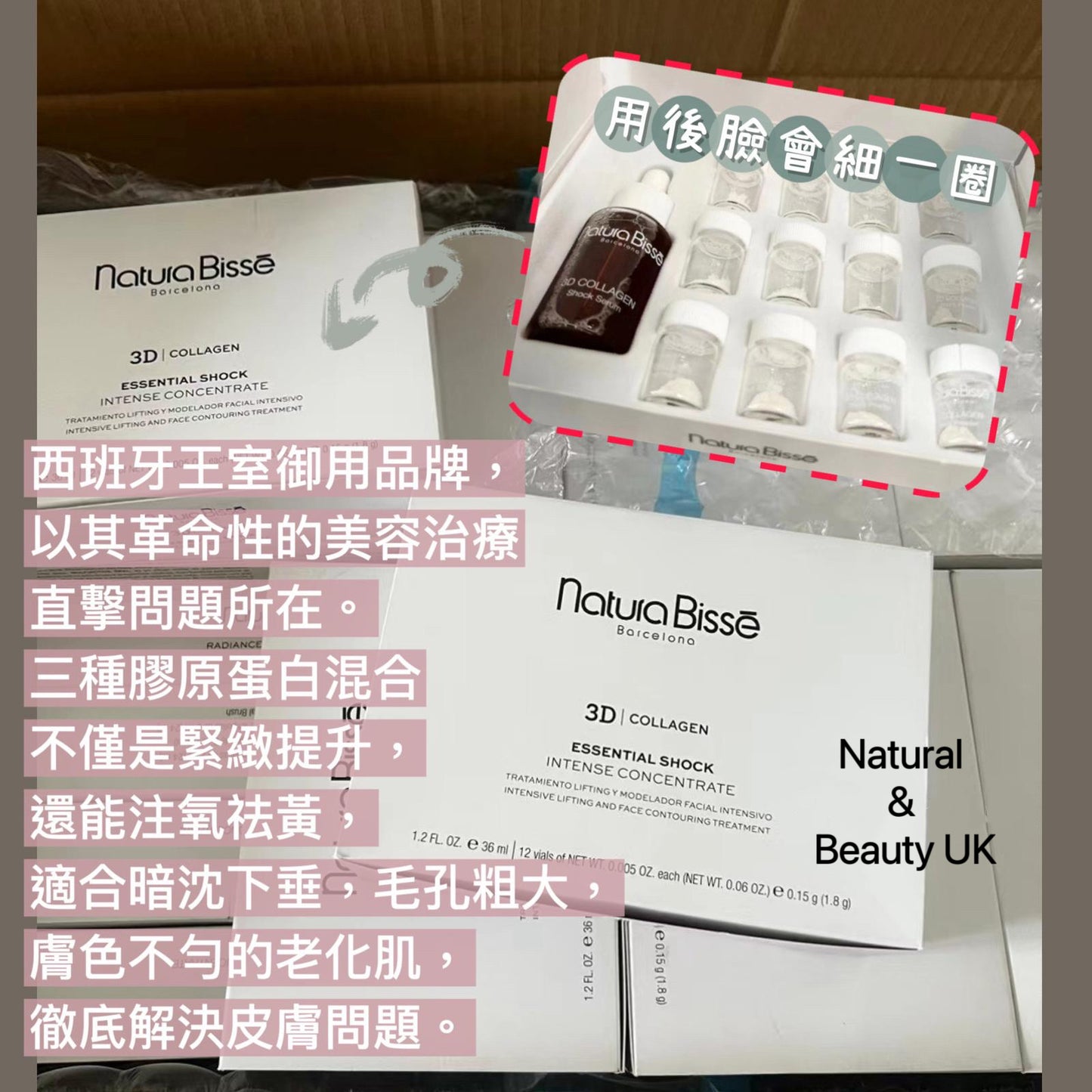 (西班牙🇪🇸) Natura Bisse 3D Collagen 無創超級膠原注入療程套裝(12次)